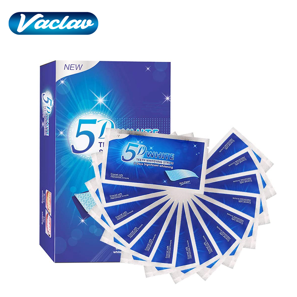 Teeth Whitening Xylitol - Strip Pemutih Gigi 5D Gel Pemutih