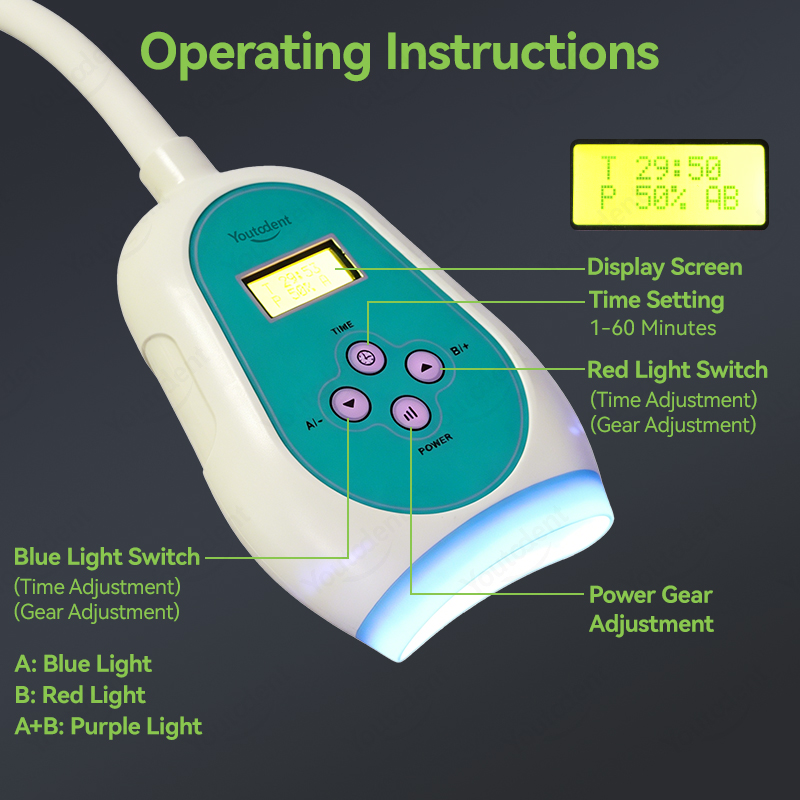 Mesin Pemutih Gigi 50W Layar S - Teeth Whitening Bleach ulasan dan harga