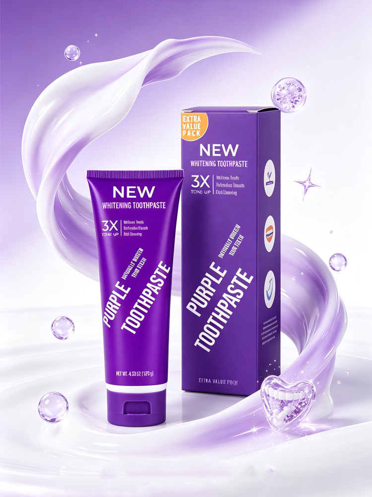 Pasta Gigi Pemutih Ungu Pember - Teeth Whitening Mousse ulasan dan harga