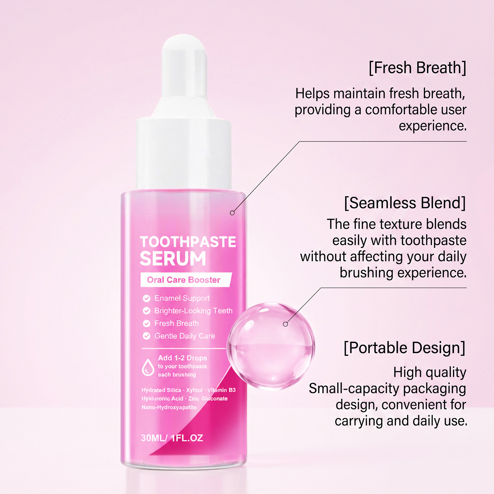 Serum Pemutih Gigi Nano-Hidrok - Teeth Whitening Xylitol ulasan dan harga