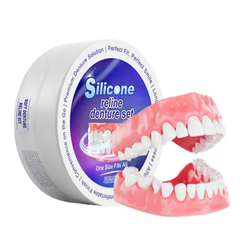 Set gigi palsu silikon, gigi p - Teeth Whitening Kit ulasan dan harga