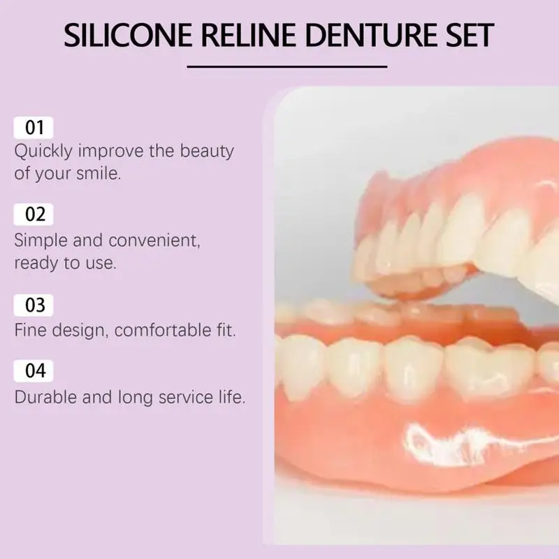 Set gigi palsu silikon, gigi p - Teeth Whitening Kit ulasan dan harga