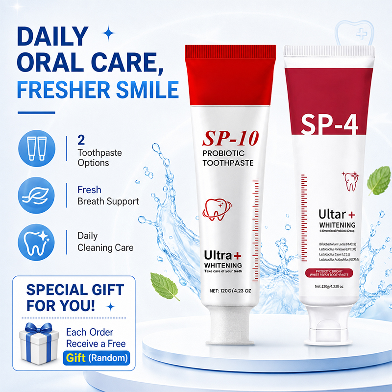 Set Pasta Gigi Pemutih Probiot - Teeth Whitening Xylitol ulasan dan harga