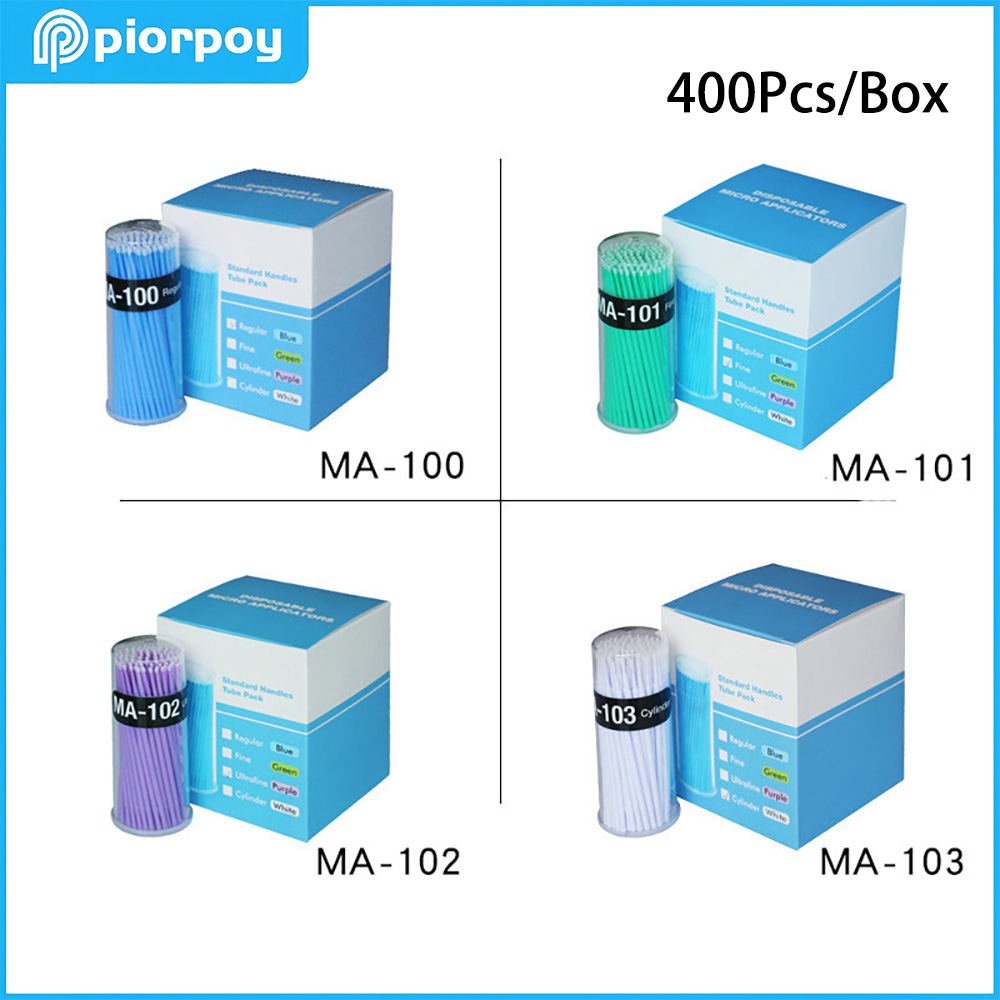 PIORPOY 400 Buah/Kotak Sikat M - Teeth Whitening Uk ulasan dan harga