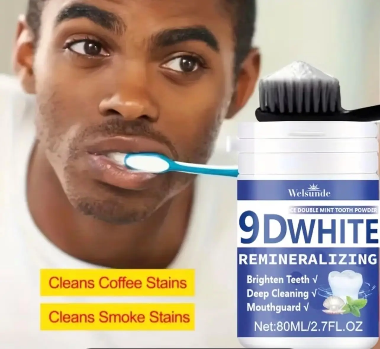 Bubuk Gigi Hidroksiapatit Remi - Teeth Whitening At Home ulasan dan harga