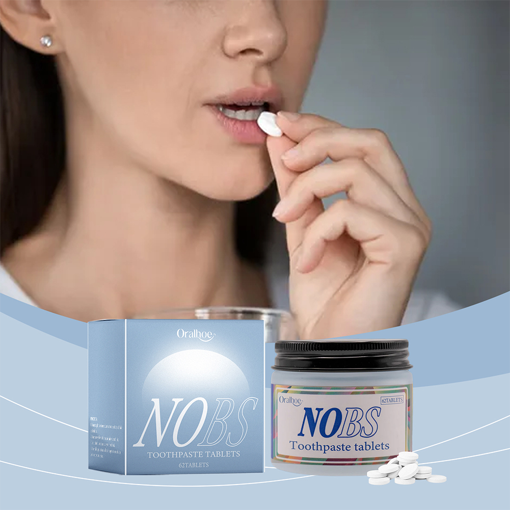 Tablet pasta gigi NOBS-Nano Hy - Teeth Whitening Xylitol ulasan dan harga