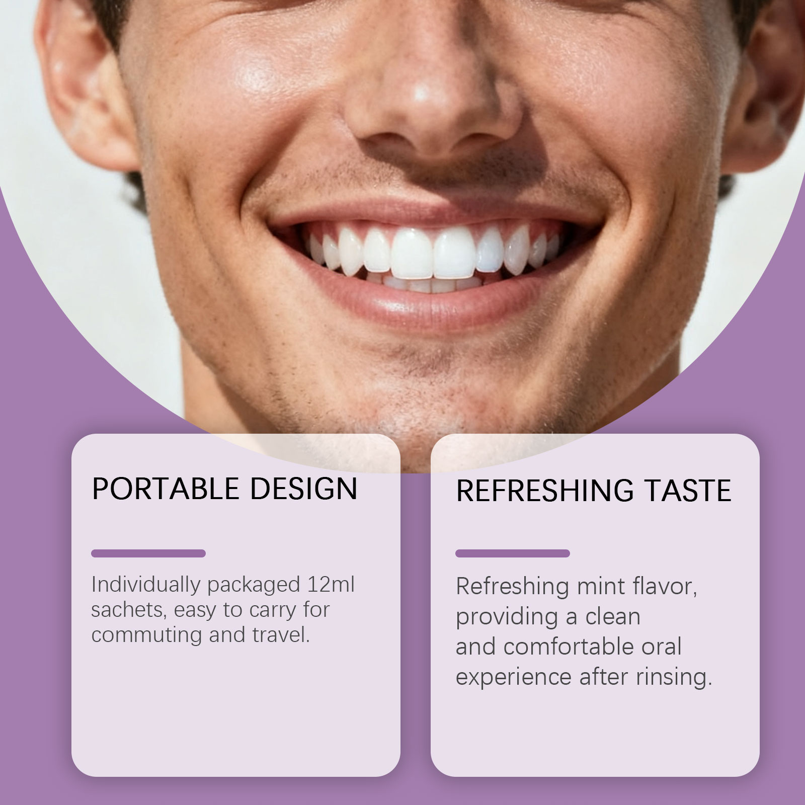 Pencuci Mulut Ungu Untuk Pemut - Teeth Whitening Xylitol ulasan dan harga