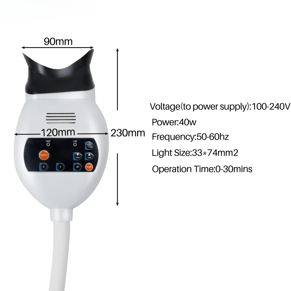Lampu Pemutih Gigi LED 3 Warna - Teeth Whitening Bleach ulasan dan harga