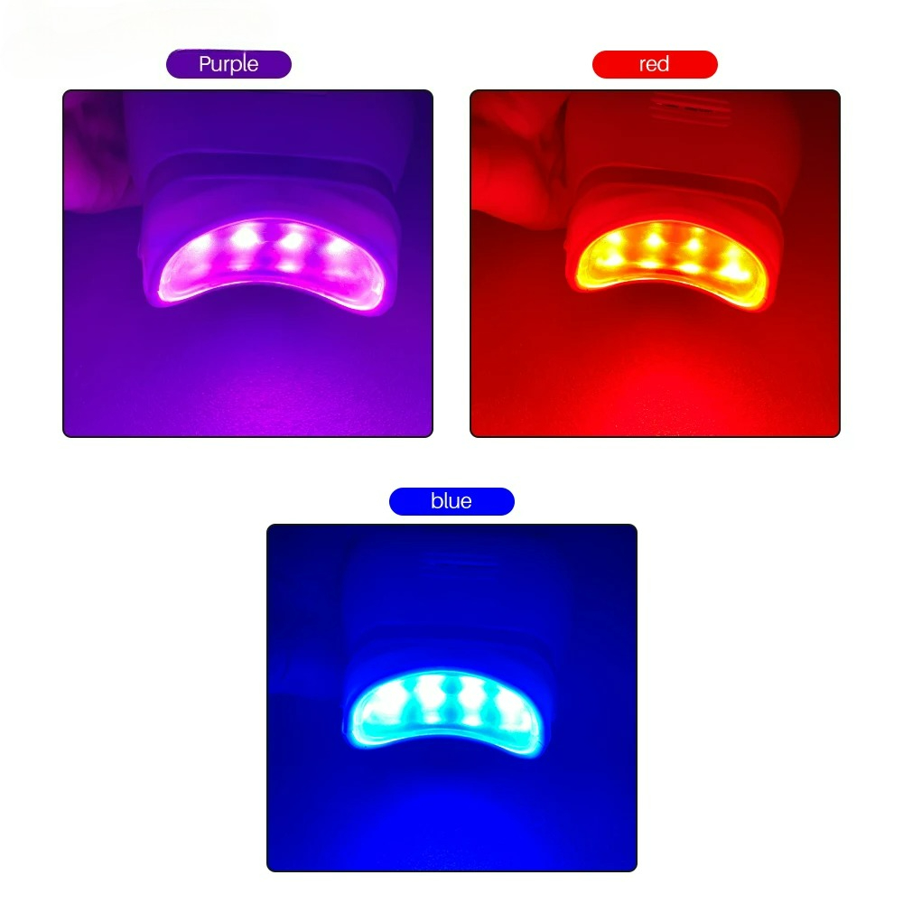 Lampu Pemutih Gigi LED 3 Warna - Teeth Whitening Bleach ulasan dan harga