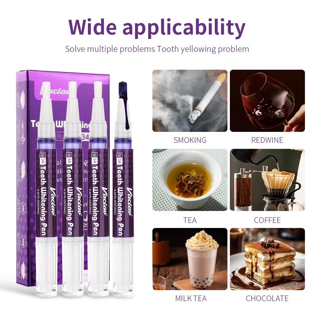 Vaclav V34 Pena Gel Pemutih Gi - Teeth Whitening From Home ulasan dan harga